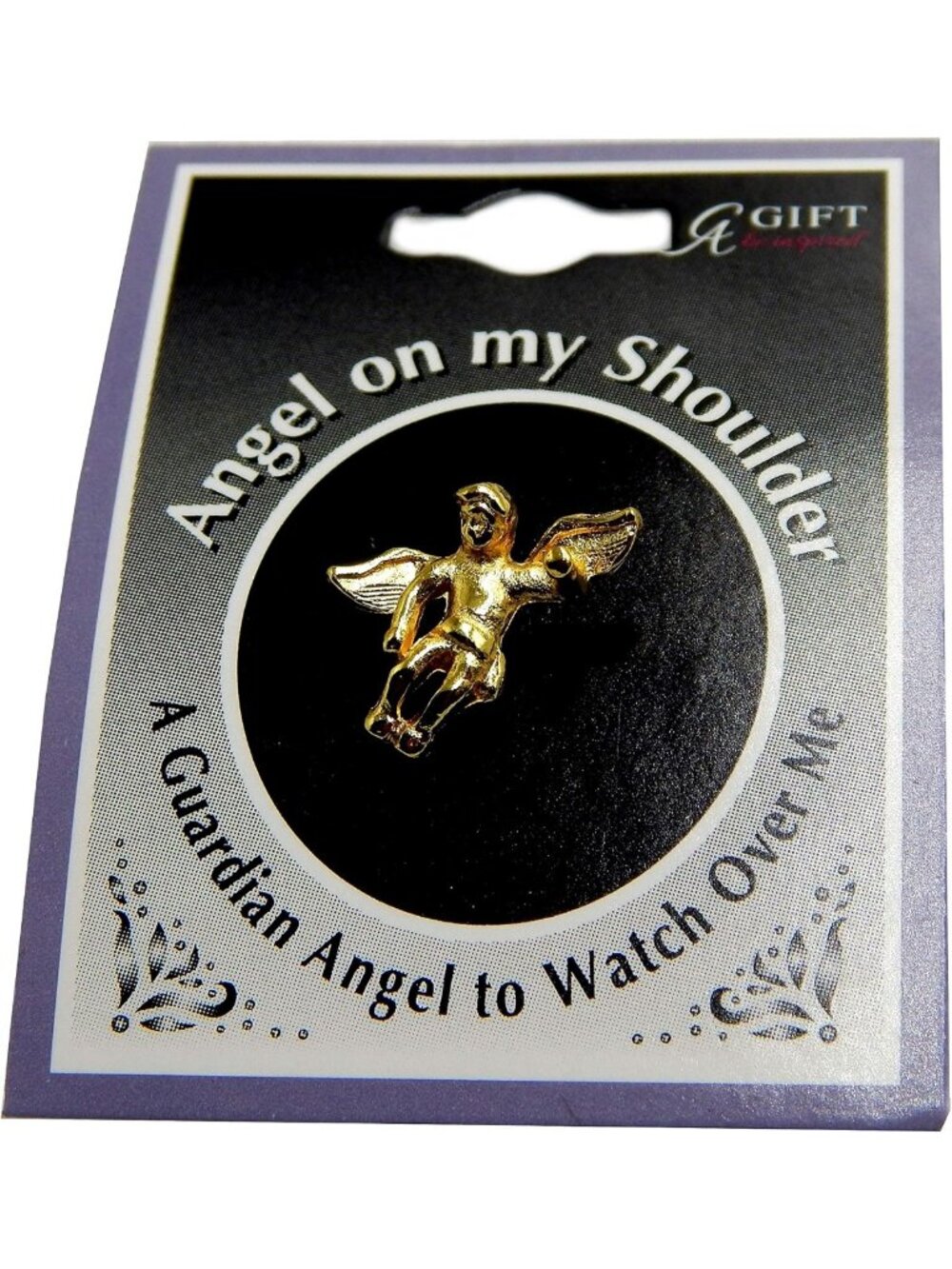 Set of 12 Inspirational Guardian Angel Lapel Pins - 0.5" Tac Pins for Hope